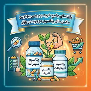 معرفی و بررسی بهترین مکمل‌های پتاسیم (راهنمای خرید ایرانی و خارجی)