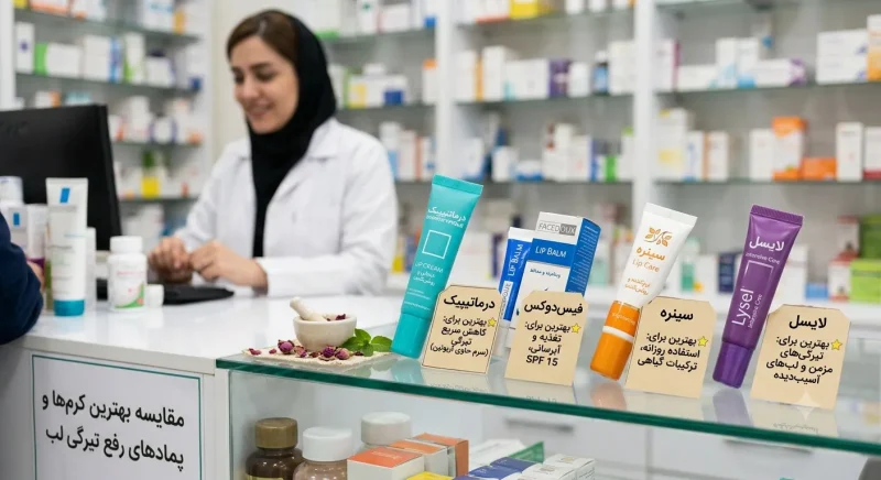 مقایسه بهترین کرم و پمادهای رفع تیرگی لب