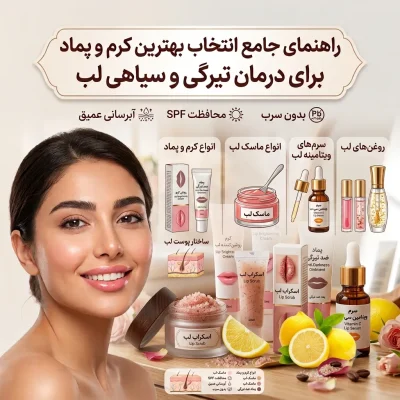 راهنمای جامع انتخاب بهترین کرم و پماد برای درمان تیرگی و سیاهی لب