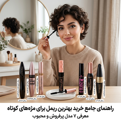 راهنمای جامع خرید بهترین ریمل برای مژه‌های کوتاه؛ معرفی ۷ مدل پرفروش و محبوب