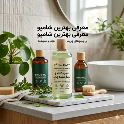 معرفی بهترین شامپو برای موهای چرب، نازک و کم‌پشت: حجیم‌کننده و کنترل‌کننده چربی