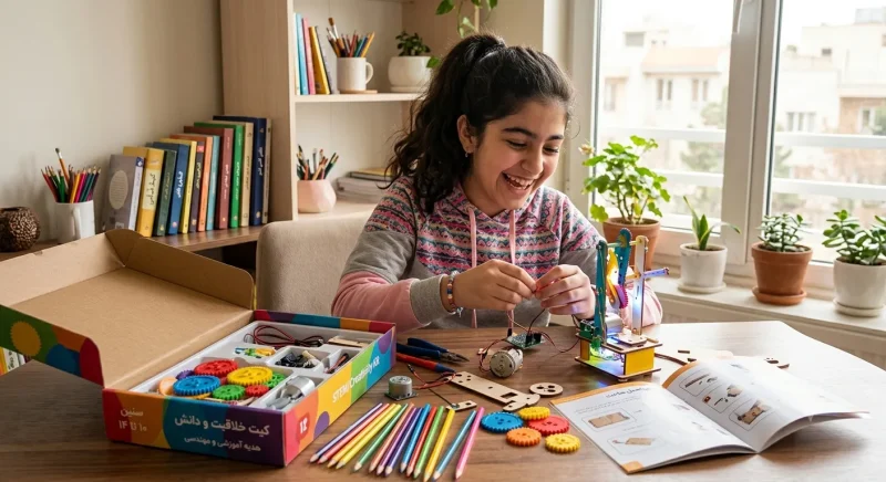 هدیه آموزشی و خلاقانه برای دختر ۱۲ ساله