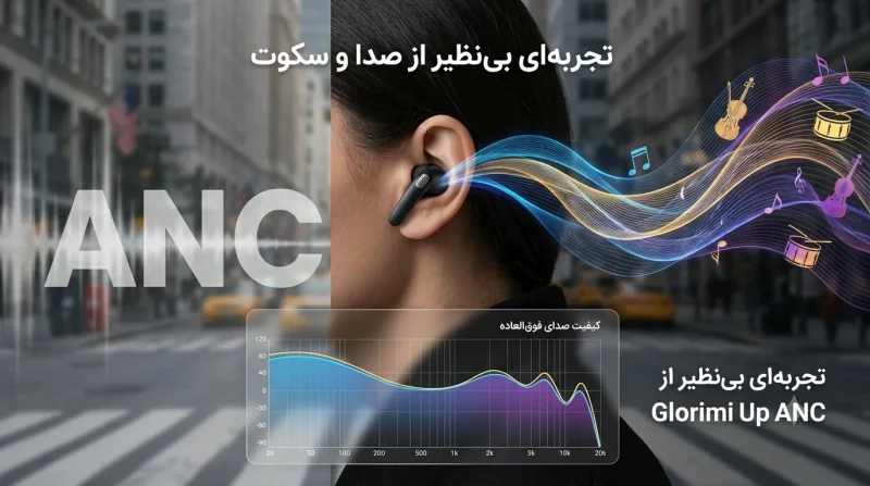 کیفیت صدای هدفون گلوریمی مدل Up ANC