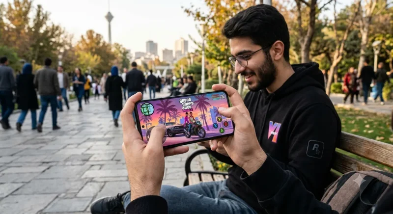 بازی GTA VI برای گوشی احتمال اجرای بازی جی تی ای ۶ روی گوشی
