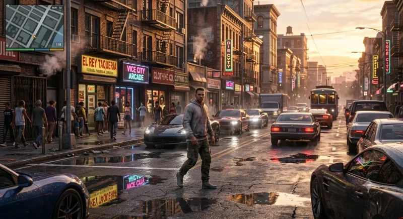 گرافیک نسل جدید GTA VI گرافیک نسل جدید و جزئیات بصری جی تی ای ۶
