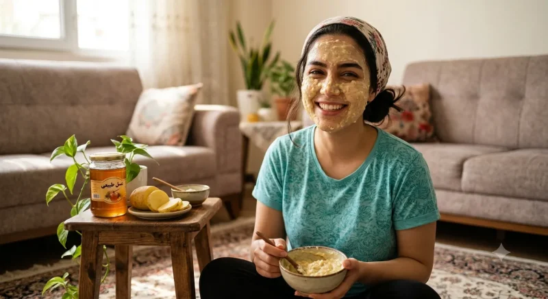 شادابی و طراوت پوست با ماسک سیب زمینی ماسک سیب زمینی برای چاقی صورت و شادابی پوست