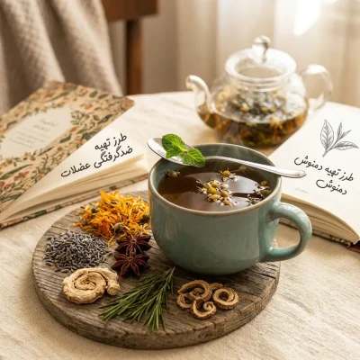راهنمای کامل دمنوش‌های ضدگرفتگی عضلات: انتخاب گیاه مناسب و طرز تهیه