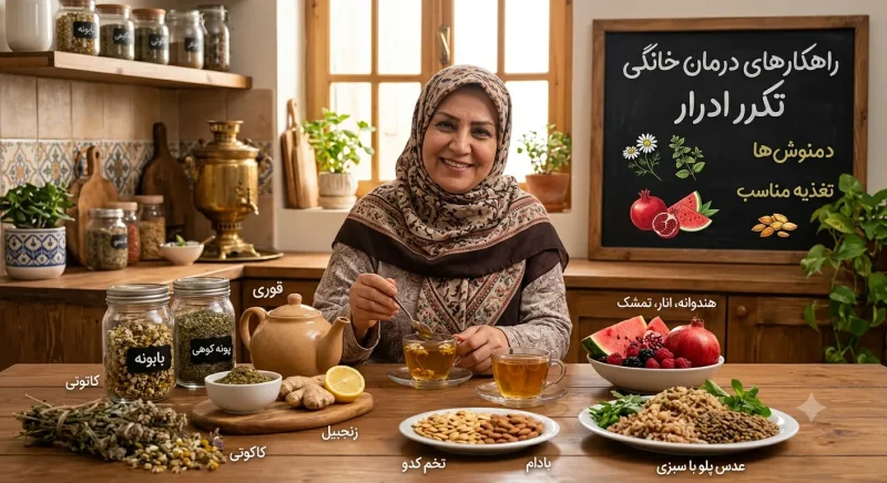 درمان خانگی تکرر ادرار با دمنوش و اصلاح سبک زندگی راهکارهای درمان خانگی تکرر ادرار با دمنوش و تغذیه مناسب