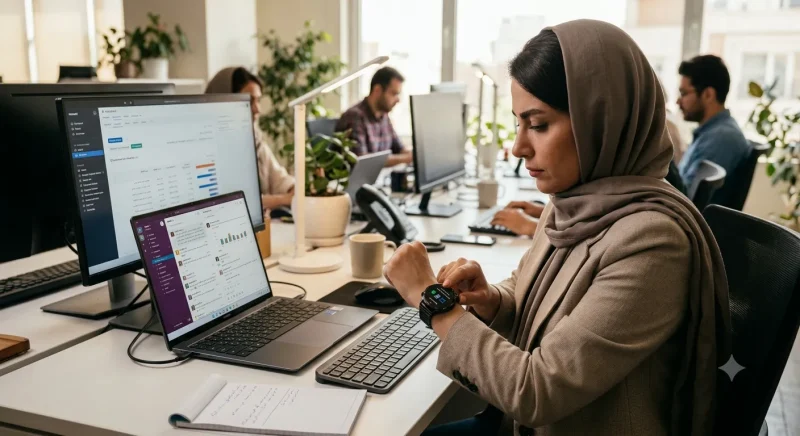 اتصال ساعت هوشمند هواوی به دستگاه‌های کاری