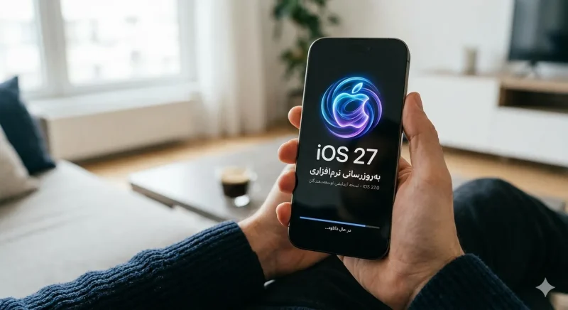 به‌روزرسانی iOS 27 روی آیفون