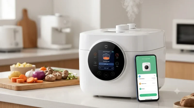 نمای کلی زودپز هوشمند شیائومی Mijia 2 Pro زودپز هوشمند شیائومی Mijia Smart Pressure Cooker 2 Pro
