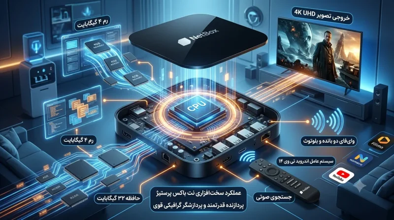 عملکرد سخت افزاری نت باکس پرستیژ