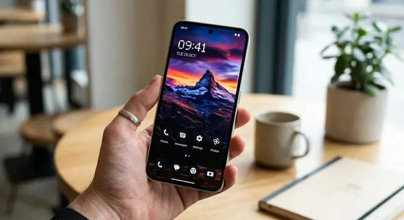 نمایشگر AMOLED ناتینگ فون 4a پرو با کیفیت تصویر بالا