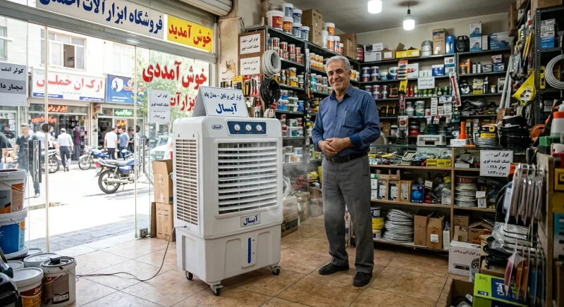 کولر آبی پرتابل برای مغازه