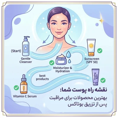 نقشه راه پوست شما: بهترین محصولات برای مراقبت پس از تزریق بوتاکس