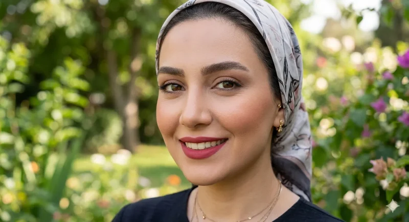 نتیجه استفاده از پودر فیکس حرفه‌ای روی پوست برای آرایشی مات و ماندگار