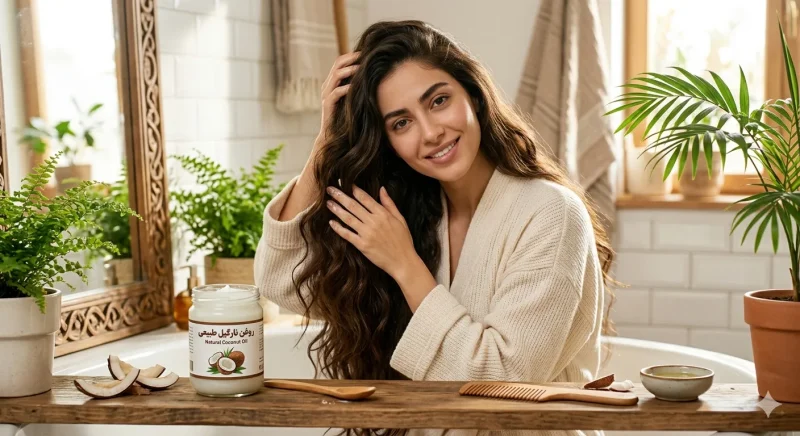 روغن نارگیل برای تقویت و رشد مو