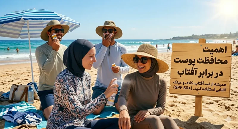 اهمیت محافظت پوست در برابر آفتاب