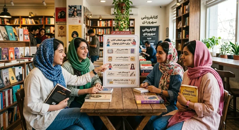 راهنمای انتخاب کتاب برای دختران نوجوان نکات مهم انتخاب کتاب برای دختران نوجوان