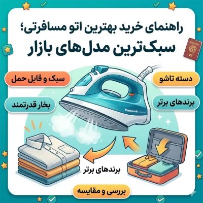 راهنمای خرید بهترین اتو مسافرتی؛ سبک‌ترین مدل‌های بازار