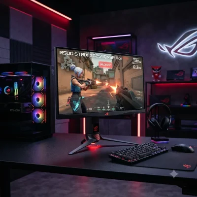 ایسوس مانیتور جدید ROG Strix XG259QNSR Ace را با هدف جلب نظر گیمرهای حرفه‌ای معرفی کرد