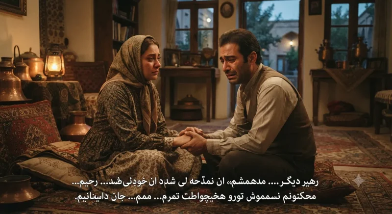 نمایی از دیالوگ های عاطفی سریال بامداد خمار