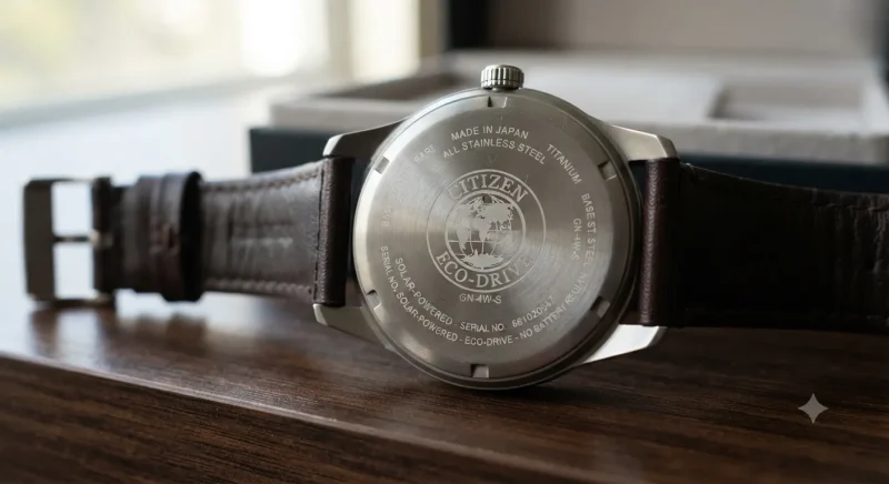 فناوری شارژ خورشیدی Eco-Drive در پشت ساعت سیتیزن