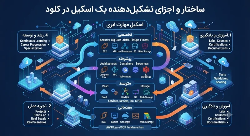 ساختار و اجزای تشکیل‌دهنده یک اسکیل در کلود