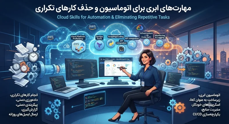 مهارت‌های ابری برای اتوماسیون و حذف کارهای تکراری