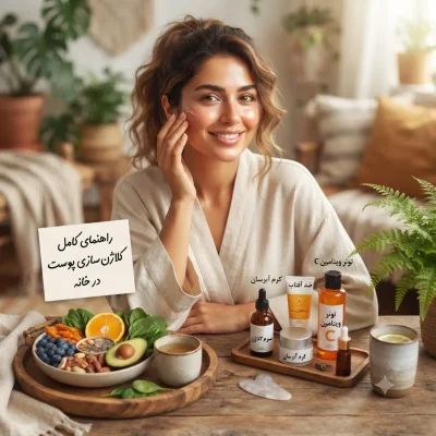 راهنمای کامل کلاژن‌سازی پوست صورت در خانه: از رژیم غذایی تا محصولات مراقبتی