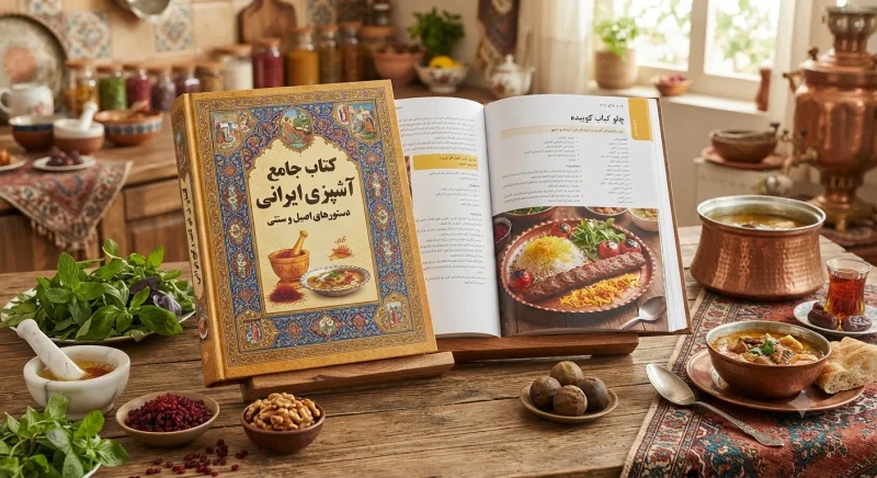 کاملترین کتاب آشپزی ایرانی با دستورهای اصیل