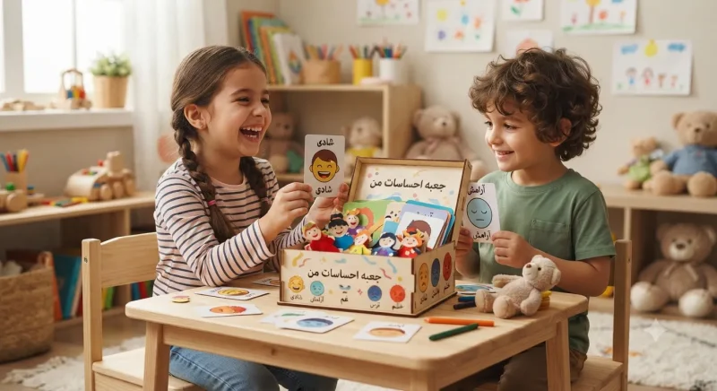 بازی جعبه احساسات؛ روشی مؤثر برای کاهش اضطراب کودک بازی جعبه احساسات برای بیان هیجان و کاهش استرس کودکان