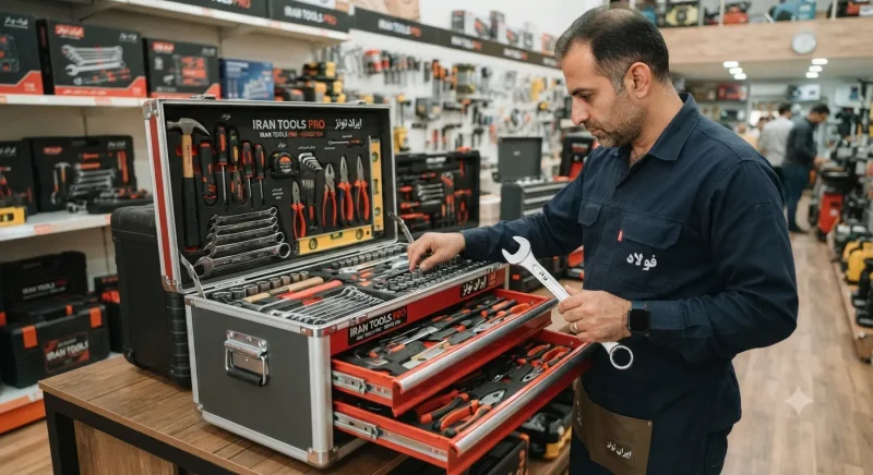 کاملترین جعبه ابزار با وسایل ضروری مجموعه ابزارآلات ضروری خانگی با کیفیت