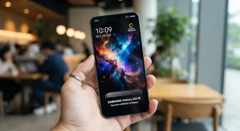 نمایشگر Dynamic AMOLED 2X سامسونگ S26 FE