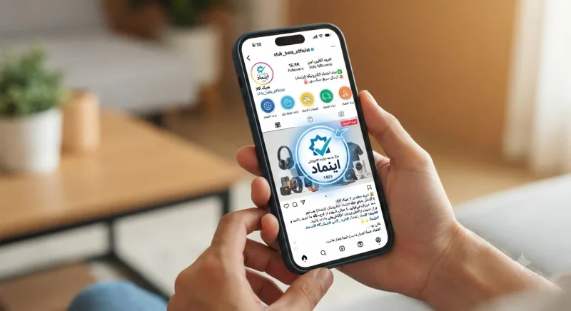 نمایش نماد اعتماد در پیج فروشگاهی اینستاگرام