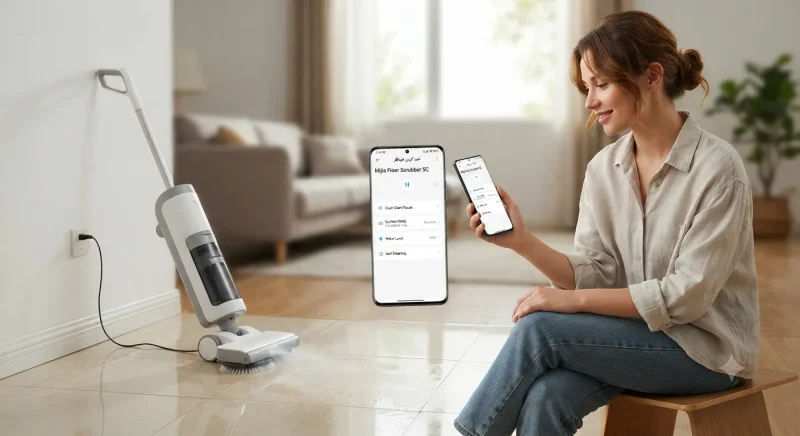 کنترل هوشمند سرامیک‌شوی میجیا 5C از طریق اپلیکیشن Mi Home