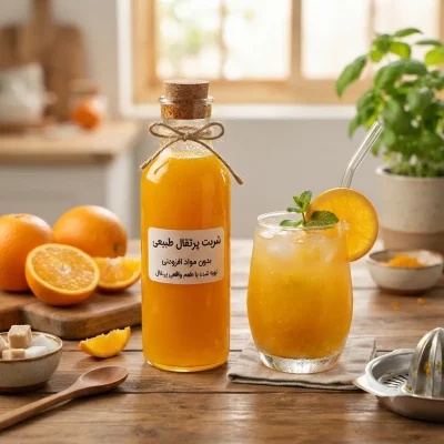 طرز تهیه شربت پرتقال بدون مواد افزودنی؛ نوشیدنی سالم با طعم واقعی پرتقال