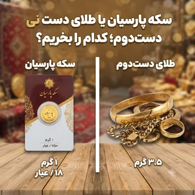 سکه پارسیان یا طلای دست‌دوم؛ کدام را بخریم؟