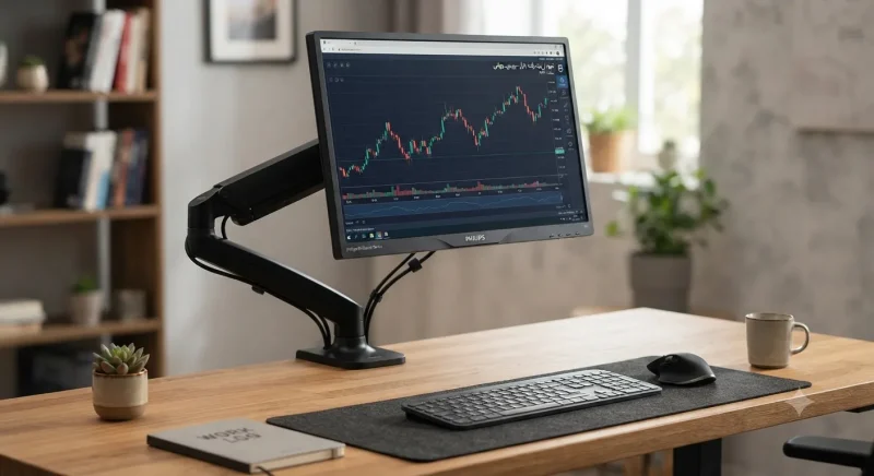 تنظیمات ارگونومیک مانیتور گیمینگ فیلیپس 27M2N5500X پایه ارگونومیک مانیتور ۲۷ اینچ فیلیپس
