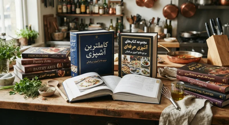 مجموعه کتاب‌های آشپزی حرفه‌ای و کاملترین کتاب آشپزی