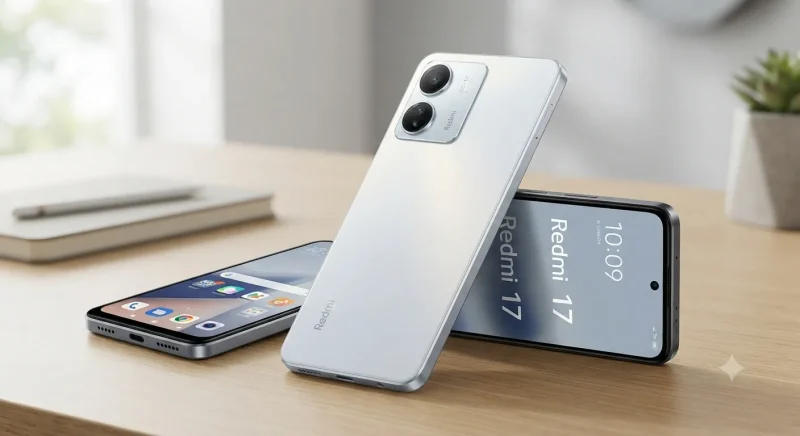 تصویر طراحی و کیفیت ساخت گوشی Redmi 17 4G