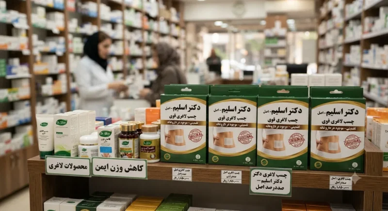چسب لاغری اصل موجود در داروخانه