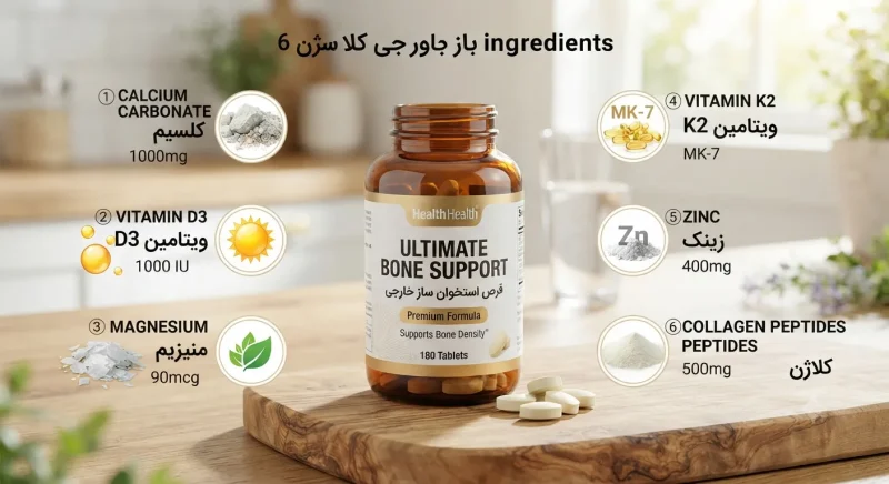 برندهای برتر بهترین قرص خارجی استخوان و مفاصل