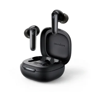 هدفون بلوتوثی انکر مدل Soundcore P40i با نویز کنسلینگ فعال (ANC)، نویز کنسلینگ (ENC)، درگاه شارژ USB Type-C، دارای 6 میکروفون داخلی با بهرهگیری از هوش مصنوعی، پشتیبانی از فرمان لمسی، مقاوم در برابر آب