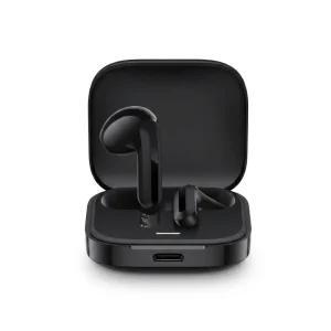 هدفون بلوتوثی شیائومی مدل Redmi Buds 6 Active با نویز کنسلینگ میکروفون (ENC)، درگاه شارژ USB Type-C، دارای دو میکروفون با قابلیت حذف نویز، پشتیبانی از فرمان لمسی، مقاوم در برابر رطوبت و عرق (IPX4)