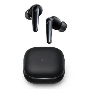 هدفون بلوتوثی انکر مدل Soundcore Liberty 5 با نویز کنسلینگ فعال (ANC)، درگاه شارژ USB Type-C، تا 30 ساعت زمان پخش موسیقی، دارای سنسور نوری داخل گوش و مقاوم در برابر رطوبت و عرق
