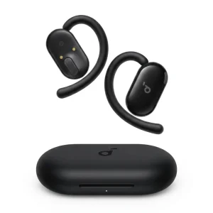 هدفون بلوتوثی انکر مدل V20i بدون قابلیت نویز کنسلینگ، درگاه شارژ USB Type-C، دارای 4 میکروفون برای مکالمه شفاف، مقاوم در برابر آب و گرد و غبار استاندارد مقاومتی IP55