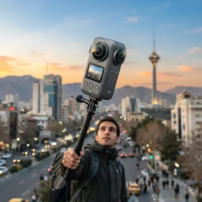 اولین تصویر رسمی DJI Osmo 360 II منتشر شد؛ رقیب جدی دوربین‌های ۳۶۰ درجه