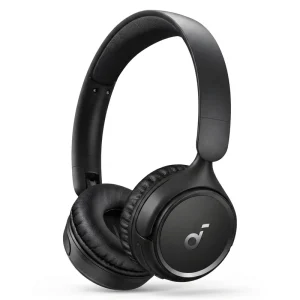 هدفون بلوتوثی انکر مدل Soundcore H30i بدون قابلیت نویز کنسلینگ، درگاه شارژ USB Type-C، دارای میکروفون داخلی با کیفیت بالا، مجهز به فناوری BassUp، مقاومت در برابر رطوبت و عرق