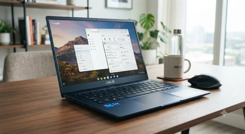 طراحی و بدنه لپ تاپ ایسوس Googlebook CX9406